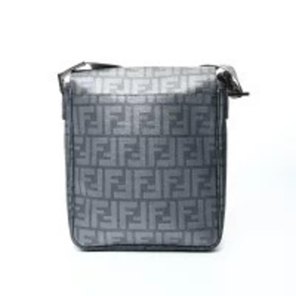 Fendi Zucca Shoulder Bag Gray
